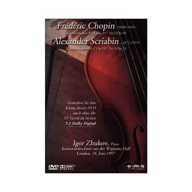 Alexander Scriabin / Frèdèric Chopin - Klaviersonaten Nr. 2 und 3 DVD/NEU/OVP