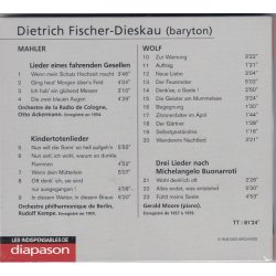 Dietrich Fischer-Dieskau - Mahler + Wolf  CD/NEU/OVP