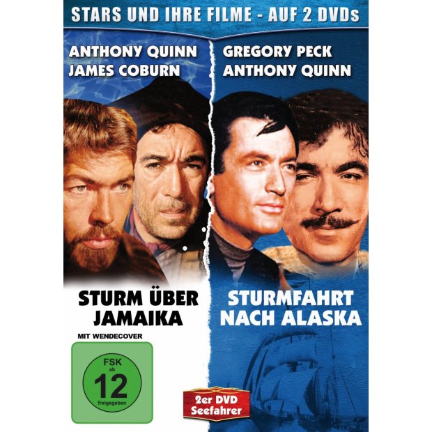 Sturm über Jamaika / Sturmfahrt nach Alaska - Anthony Quinn  2 DVDs/NEU/OVP