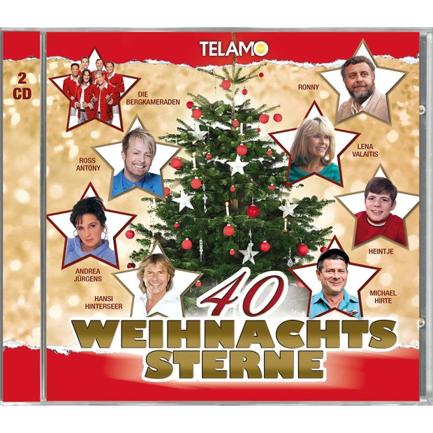 40 Weihnachtssterne - 2 CDs/NEU/OVP