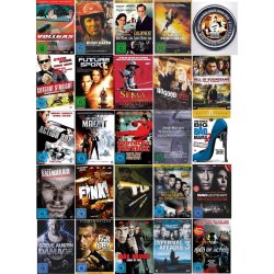 Action Paket -  35 Actionfilme auf  29 DVDs/NEU/OVP #173 $