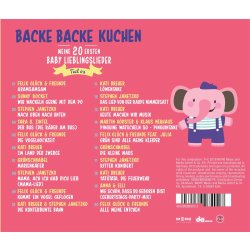 Backe Backe Kuchen Teil 5 Meine 20 Ersten Baby Lieder  CD/NEU/OVP