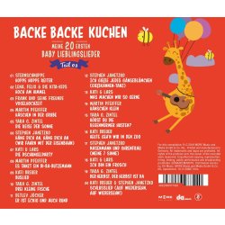 Backe Backe Kuchen Teil 3 Meine 20 Ersten Baby Lieder  CD/NEU/OVP