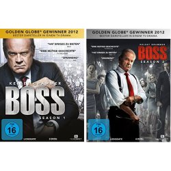 Boss - Season 1 &amp; 2 - Kelsey Grammer  7 DVDs/NEU/OVP