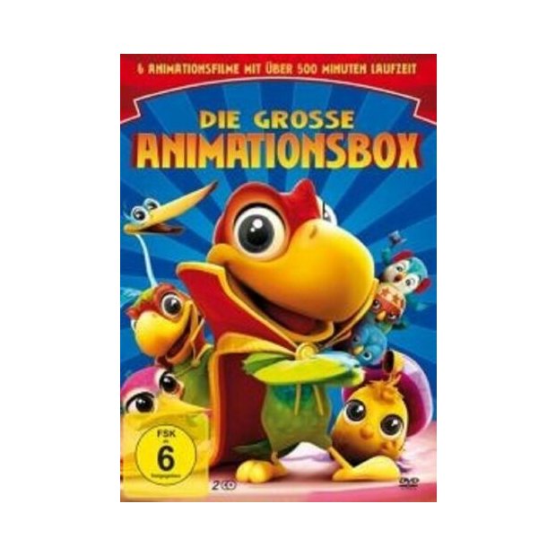 Die grosse Animationsbox - 6 Trickfilme  2 DVDs/NEU/OVP