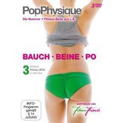 PopPysique - Bauch, Beine, Po  [3 DVDs] NEU/OVP