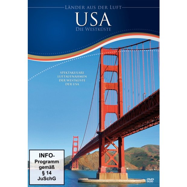 USA - Die Westküste aus der Luft  DVD/NEU/OVP