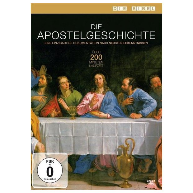 Die Apostelgeschichte - Die Bibel - 200 Min Laufzeit  DVD/NEU/OVP