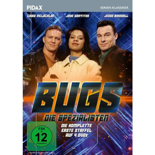 Bugs - Die Spezialisten  Staffel 1 / Die ersten 10 Folgen Pidax  4 DVDs/NEU/OVP