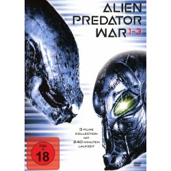 Alien Predator War 1-3  DVD/NEU/OVP  FSK18