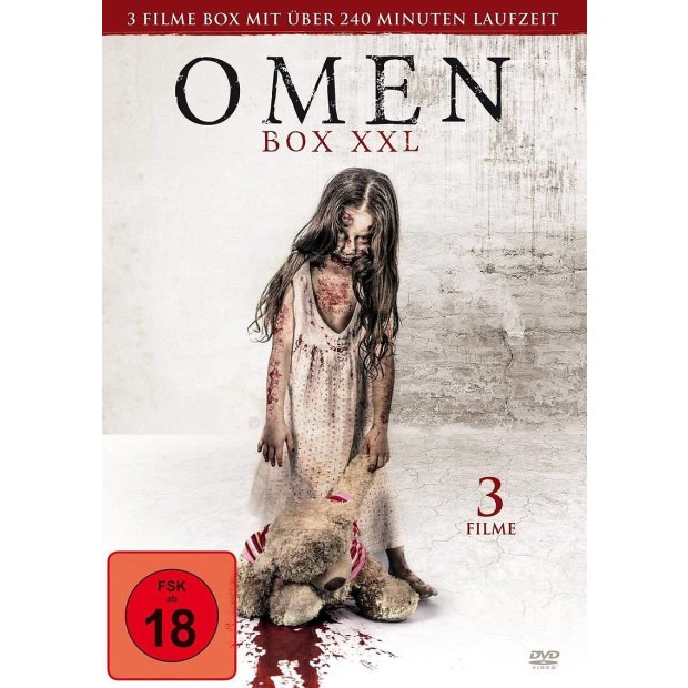 OMEN BOX XXL - Die Prophezeiung erfüllt sich!  3 Horrorfilme  DVD/NEU/OVP FSK18