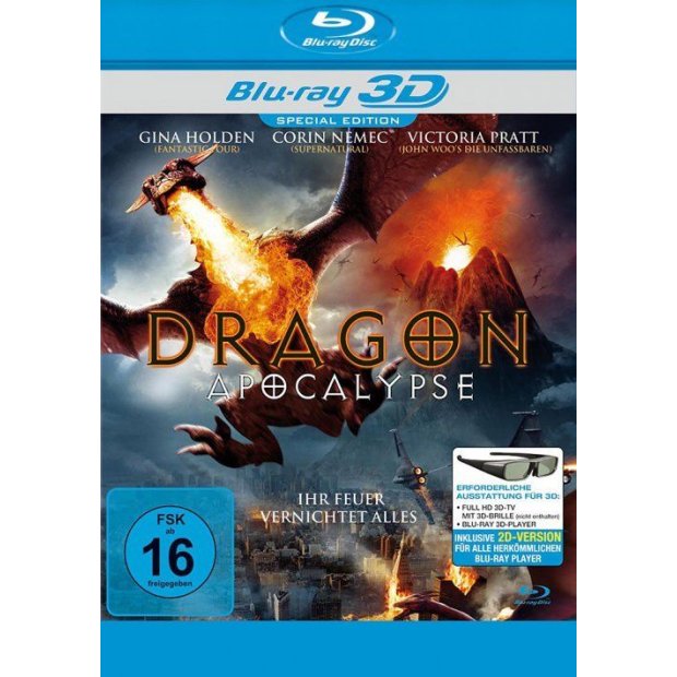 Dragon Apocalypse - Ihr Feuer vernichtet alles  3D Blu-ray/NEU/OVP