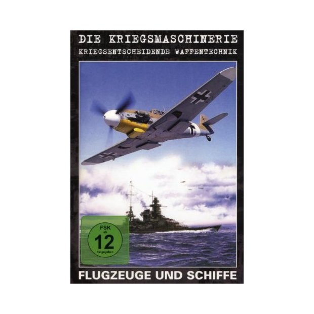 Die Kriegsmaschinerie - Schiffe und Flugzeuge  DVD/NEU/OVP
