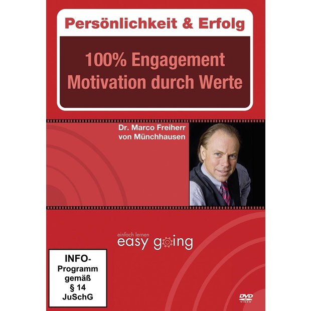 100% Engagement & Motivation - Marco Freiherr von Münchhausen  DVD/NEU/OVP