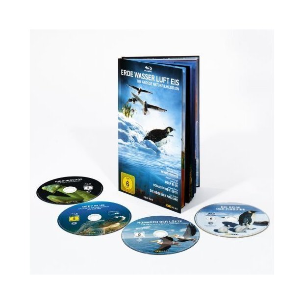Erde, Wasser, Luft, Eis - Die grosse Naturfilmedition  4 Blu-ray `s/NEU/OVP