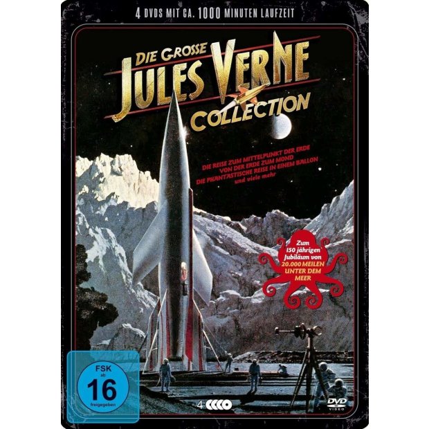 Die grosse Jules Verne Collection - 12 Filme  [4 DVDs]  NEU/OVP