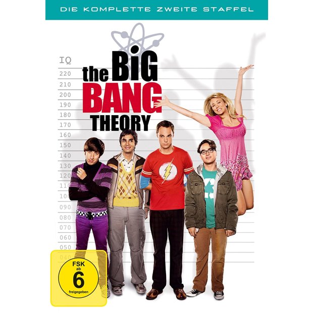 The Big Bang Theory - Die komplette zweite Staffel  [4 DVDs]  *HIT* Neuwertig