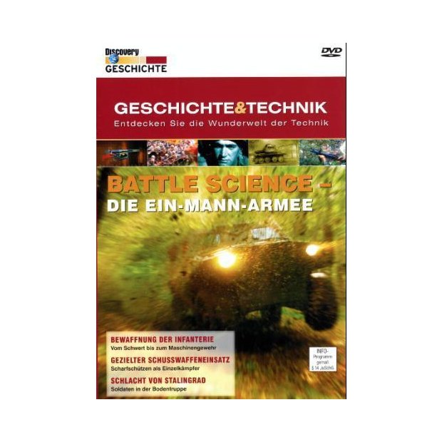 Battle Science - Die Ein Mann Armee -  Discovery  DVD/NEU/OVP