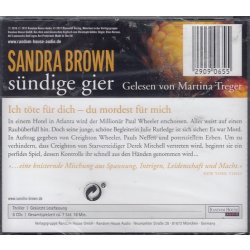 Sandra Brown - Sündige Gier  Hörbuch  6 CDs/NEU/OVP