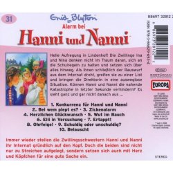 Alarm bei Hanni und Nanni - Folge 31 - Hörspiel  CD/NEU/OVP