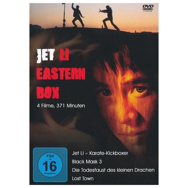 Jet Li Eastern Box - 4 Filme auf 2 DVDs/NEU/OVP Black Mask 3 Kickboxer