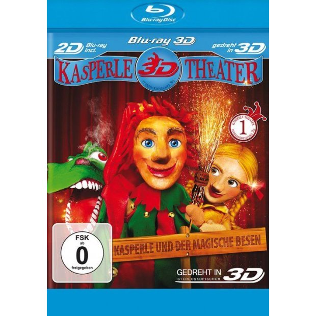 Kasperletheater 3D Kasperle und der Magische Besen [3D Blu-ray]NEU/OVP