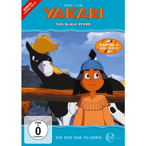 Yakari – Das blaue Pferd – Folge 27  DVD/NEU/OVP