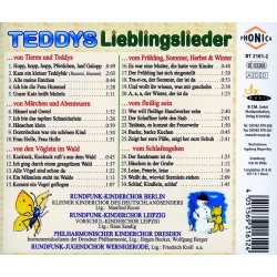 TEDDYS Lieblingslieder - Kinderchöre  CD/NEU/OVP