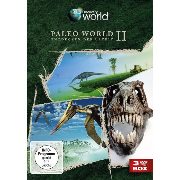Paleo World II - Entdecken der Urzeit [3 DVDs] NEU/OVP