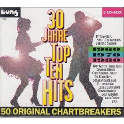 30 Jahre TOP TEN HITS / 50 Original Chartbreakers  3...