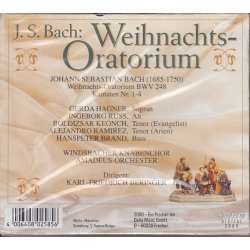 J.S. Bach - Weihnachtsoratorium - Windsbacher Knabenchor  2 CDs/NEU/OVP