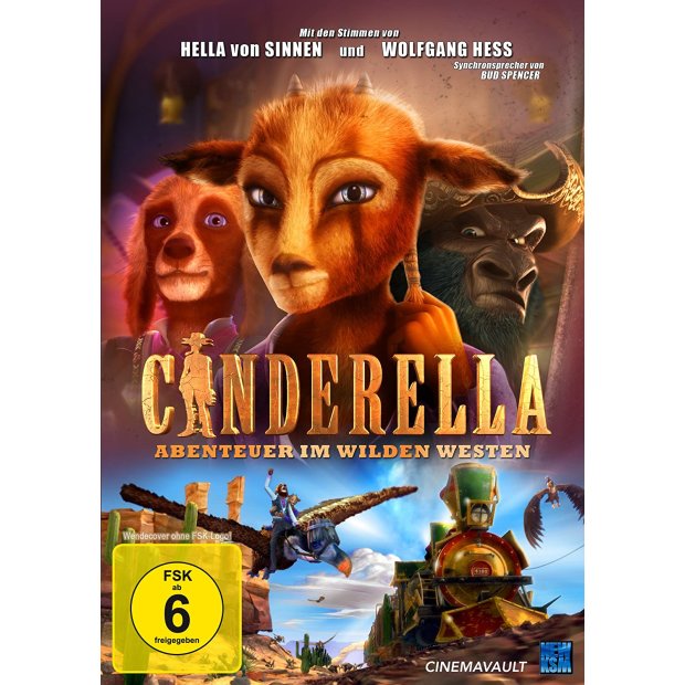 Cinderella - Abenteuer im Wilden Westen - Kinder Trickfilm  DVD/NEU/OVP