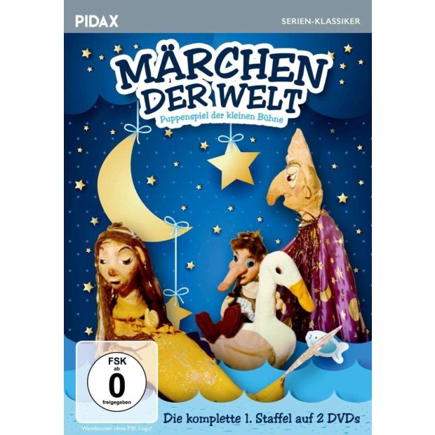Märchen der Welt - Die komplette 1. Staffel Puppenspiel Pidax  [2 DVDs] NEU/OVP