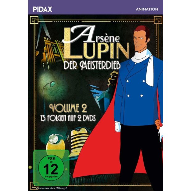 Arsene Lupin, der Meisterdieb Vol. 2 / Weitere 13 Folgen  [2 DVDs] NEU/OVP