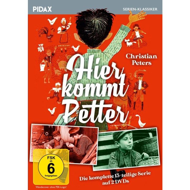 Hier kommt Petter -  13-teilige Familienserie Pidax [DVD] NEU/OVP