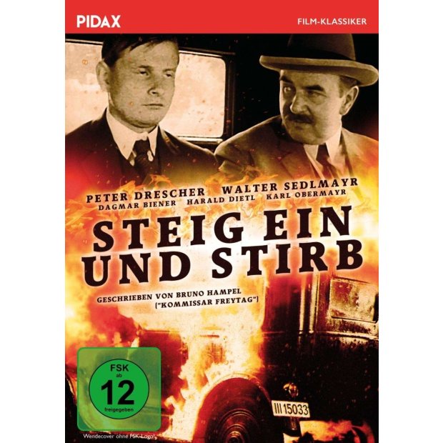 Steig ein und stirb - Kriminalfilm Walter Sedlmayr Pidax [DVD] NEU/OVP