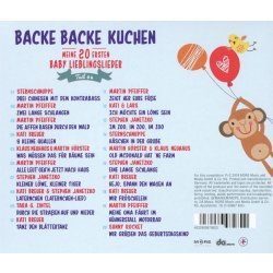 Backe Backe Kuchen Teil 4 Meine 20 Ersten Baby Lieder  CD/NEU/OVP