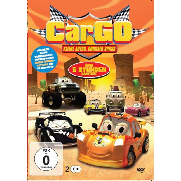CarGo - Kleine Autos, grosser Spass - über 5 Stunden  2 DVDs/NEU/OVP