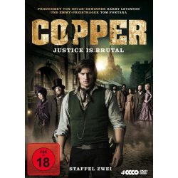 Copper - Justice Is Brutal. Staffel Zwei  4 DVDs/NEU/OVP...