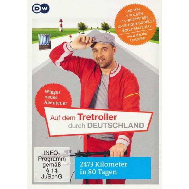 Auf dem Tretroller durch Deutschland - Michael Wigge  DVD/NEU/OVP