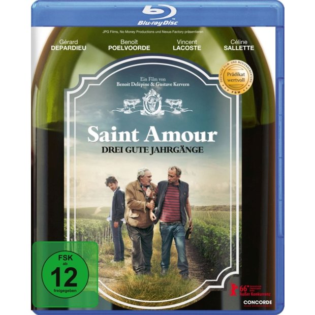 Saint Amour - Drei gute Jahrgänge - Benoit Poelvoorde  Blu-ray/NEU/OVP