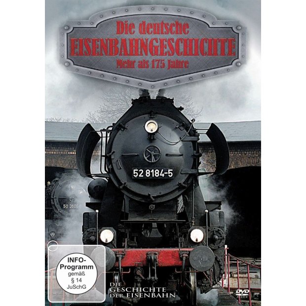 Die deutsche Eisenbahngeschichte - Mehr als 175 Jahre  DVD/NEU/OVP