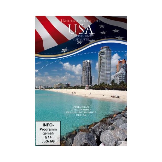 USA - Die Ost- und Südküste aus der Luft  DVD/NEU/OVP