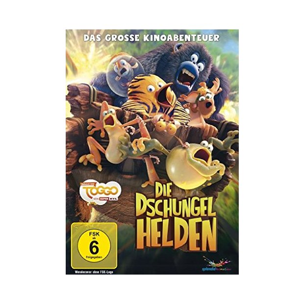 Die Dschungelhelden - Das große Kinoabenteuer - Trickfilm DVD/NEU/OVP
