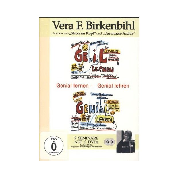 Vera F. Birkenbihl - Genial lernen & genial lehren - 2 Seminare  2 DVDs/NEU/OVP