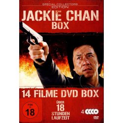 Jackie Chan Box - 14 Filme auf 4 DVDs  NEU/OVP FSK18