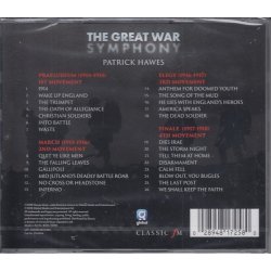 Patrick Hawes - The Great War Symphony - classic fm  CD...
