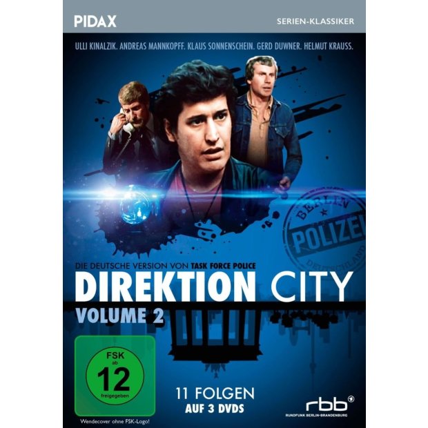 Direktion City  Vol. 2 -  Deutscher Pidax Serien-Klassiker  3 DVDs/NEU/OVP