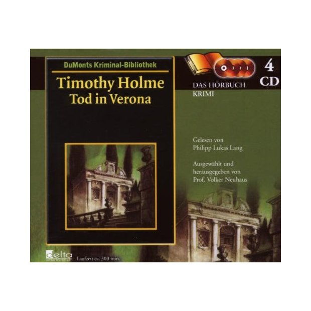 Timothy Holme - Tod in Verona - Hörbuch 4 CDs/NEU/OVP