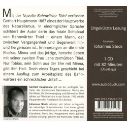 Gerhard Hauptmann - Bahnwärter Thiel - Hörbuch  CD/NEU/OVP